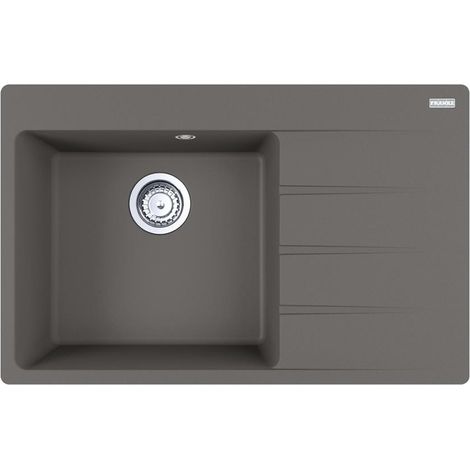 Franke Einbauspüle Centro CNG 611-78 A Fragranit Steingrau, Becken links (1/3)