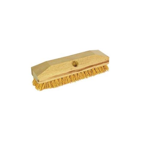 1PZ SCOPETTONE RADICA BASE LEGNO - cm.23x7x7h.