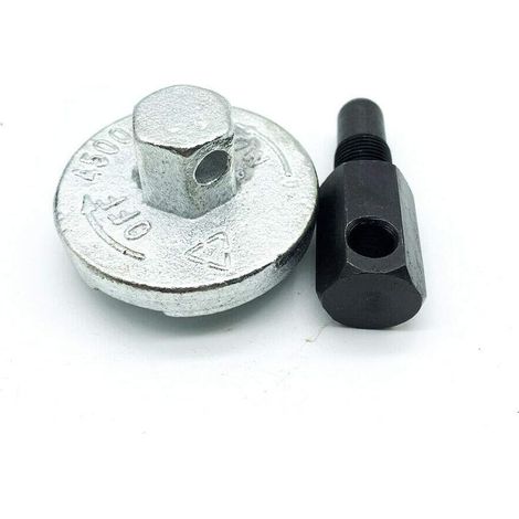 HA4134B Outil de démontage d'embrayage, 1 pièce 14 mm d'arrêt de piston pour tronçonneuse embrayage volant d'inertie Outil de démontage d'embrayage / Argenté (1/5)