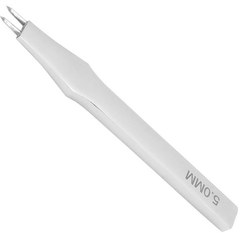 Poinçon à 2 pointes en acier pour cuir, outil de perçage 5mm pour maroquinerie DIY et laçage (1/5)