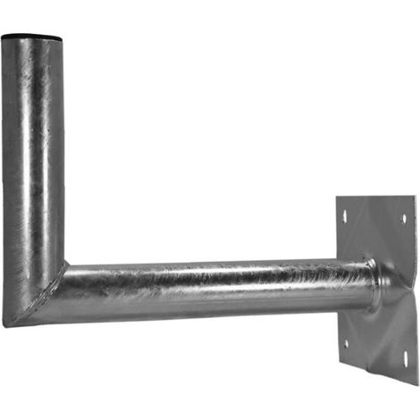 A.S. Sat 26035 Support Mural pour Satellite Miroir Acier galvanisé 35 cm Support Mural Tube diamètre 60 mm