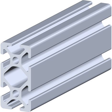 Rs Pro – Profilé aluminium 20 x 40 mm – Longueur 1000 mm – Système de rainures 5 mm – Compatible accessoires de montage - PRO 20 X