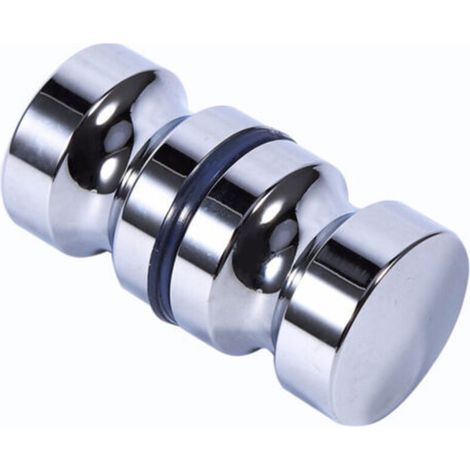 1 Stück Duschtürgriff, Glasduschtürknopf, Badewannentürgriff, Duschschrankgriff, Griff aus Aluminiumlegierung mit Schrauben für Bad, Küche, Zuhause, Büro, Hotel