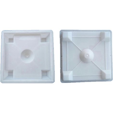Moule en plastique résistant à la chaleur pour pavés carrés, à usage manuel. (1/4)