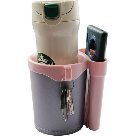 1 Support Gobelet, Anti-dérapant, Porte-téléphone, Plastique Durable, Vélo Scooter (1/5)