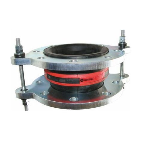 Willbrandt Gummi-Kompensator Typ 50 rot/Sp DN50 PN 10/16 Ausf. B - 7747220127 von Buderus