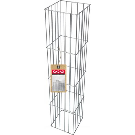 KADAX Säule aus Stahl, Gittersäulen, Stahlgittersäulen, Originalgittersäulen, Steingabionen, Ziergab