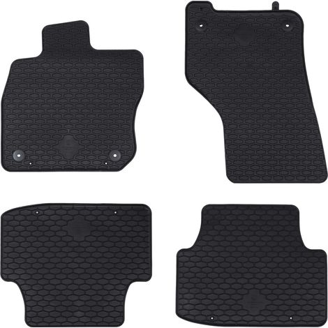 Car Mat 4 pcs Black suitable for VW GOLF VIII Variant 2020- vidaXL