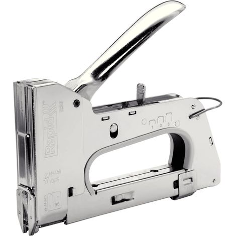 RAPID - R36 - Agrafeuse manuelle, maximum 50V jusqu'à Ø4,5mm - Utilisation avec n°36/10-14mm, profesionnelle, pose câble basse tension - Emballage Carton FSC - (5001673)