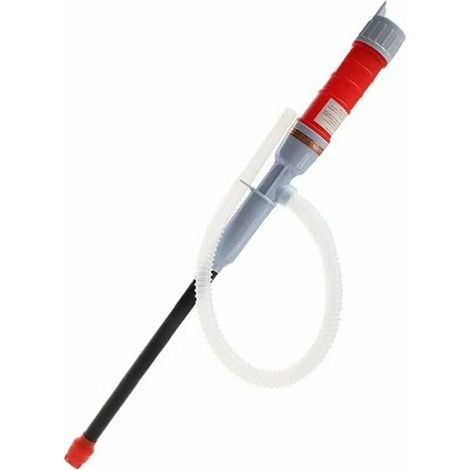 Pompe à Siphon Manuelle - 5-6 L/min - Pour Eau Carburant Huile Liquide de Refroidissement - Adaptée Véhicules Tondeuses Tracteurs - 1 Pièce