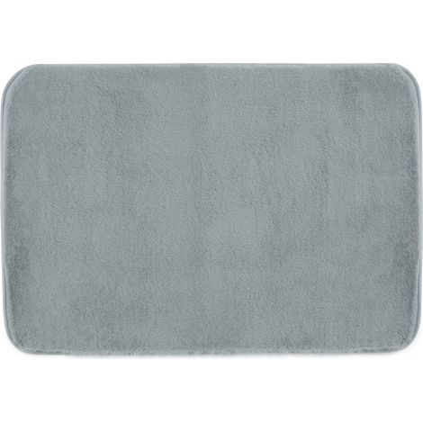 GEDY 96FY1006089 FUZZY Alfombra de baño 100x60 cm gris - ref: 96FY1006089 (1/2)