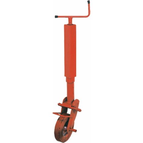 Roue jockey à ressort 70x70 roue ø 275 (1/2)