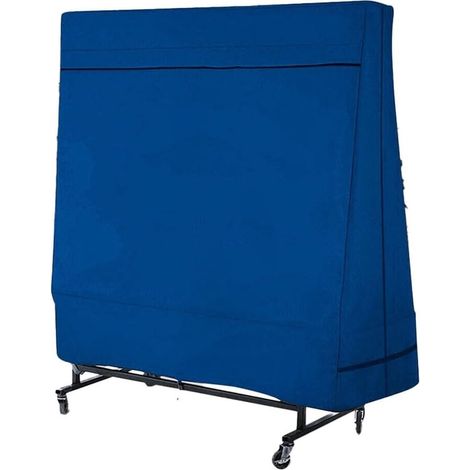 Housse de table de ping-pong imperméable avec 2 fermetures éclair – Protection en tissu Oxford très résistant contre la pluie, la poussière, le soleil – Pour extérieur, terrasse, 160 x 160 x 85 x 36 (1/5)