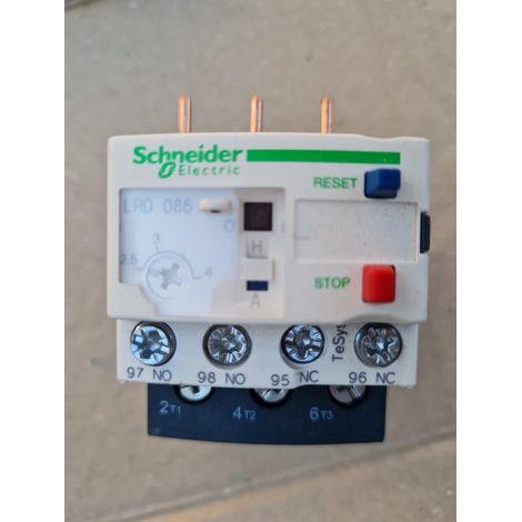 LRD086 : 2,5-4A RELAIS THERMIQUE SCHNEIDER OverLoad