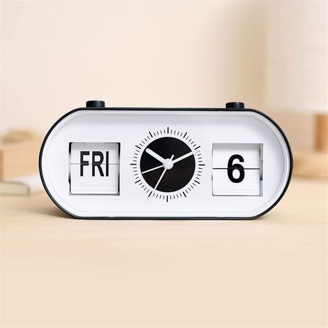 QAZQA Calendrier Affichage Semaine muet Chambre réveil pour Sommeil Lourd alimenté par Batterie (1/4)
