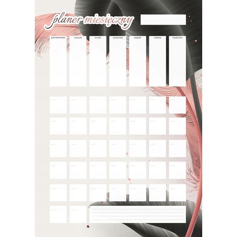 CALENDRIER MAGNÉTIQUE POUR RÉFRIGÉRATEUR 30 x 42,5 cm