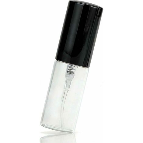 Paquet de 50 Flacons Pulvérisateurs, Mini Flacon de Voyage en Verre à Brume Fine Vide Transparent de 5 Ml, Petits Récipients Liquides Rechargeables Portables étanches pour (Noir) (1/5)