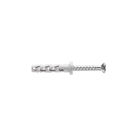 TASSELLO IN NYLON PROLUNG. CON VITE TSP PZ COLLARINO CILINDR. JTX TP/V- - ø mm.6x40 - 100 pezzi ELEMATIC