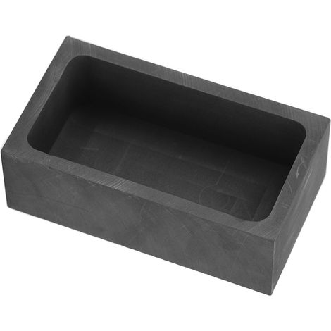 Moules rectangulaires en graphite pour lingots, creusets de raffinage des métaux utilisés en joaillerie, pour la fusion et le moulage de l'or, du cuivre et du laiton. (1/5)