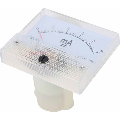 85C1 DC 0-10mA Zeigeramperemeter-Messkopf, Strommessgerät für Schalttafeln (1/5)