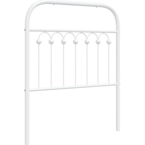 Maison Exclusive - Ersatz-Kopfteil Metall Weiß 75 cm