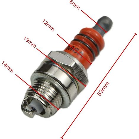 Spark plugs specially supplied for BM6A chainsaws, augers, hedge trimmers, two-stroke lawnmowers and spare parts. (1/4)
