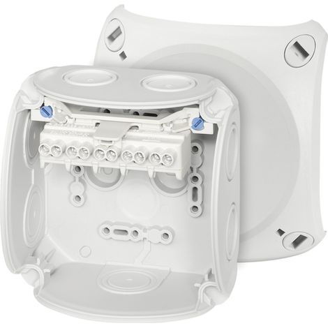 Hensel 62000004 Abzweigkasten (L x B x H) 70 x 104 x 104 mm Lichtgrau (RAL 7035) IP66 1 St. (1/2)