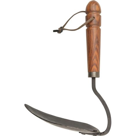 Azadilla para jardinería de hierro y madera