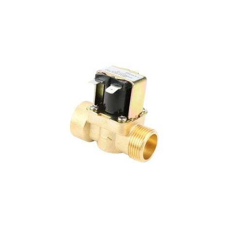 Électrovanne d'arrivée d'eau à commande pilote, en laiton DN20 G3/4, normalement fermée (1/5)