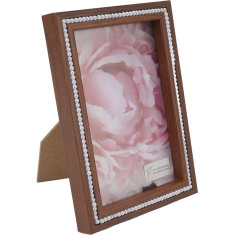 Cadre photo vintage, aspect élégant, couvercle transparent, décoration maison, cadeau fête, taille S (12,1x17,2x2 cm) (1/5)