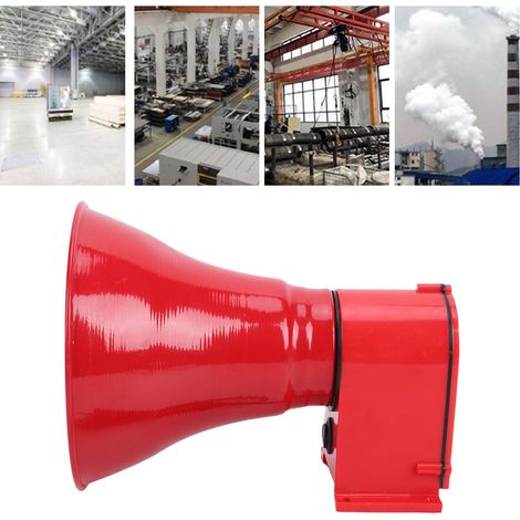 Avertisseur sonore électronique marin, alarme haute puissance, klaxon à décibels élevés, sifflet électrique, 220 V, norme européenne. (1/5)