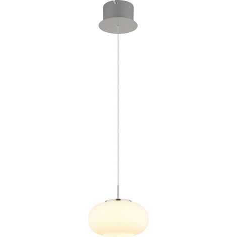 Globo - lámpara colgante - QUINTARA - acero - vidrio - Ø 20cm - (1/5)
