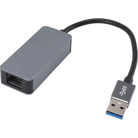 Adaptateur Ethernet USB 3.0 à 2.5G haute vitesse, plug and play, portable USB 3.2 USB AM à adaptateur Ethernet 2.5Gbps (1/5)