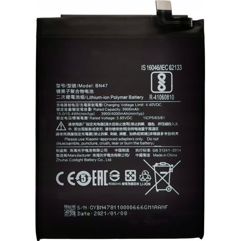 NUOVA BATTERIA PER XIAOMI BN47 Mi A2 Lite, Redmi 6 Pro (1/3)