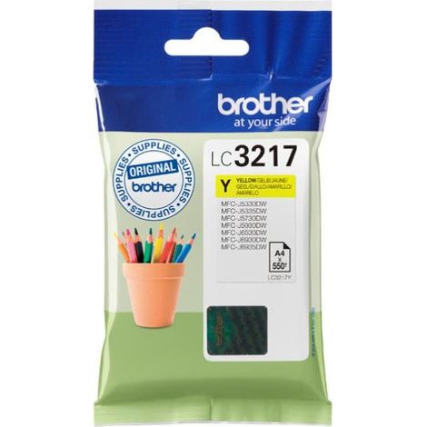 BROTHER Cartouche LC-3217Y - Jaune (1/2)