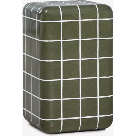 Pack de 2 tables de chevet 30x30 cm en béton effet carreau Eleonor SKLUM