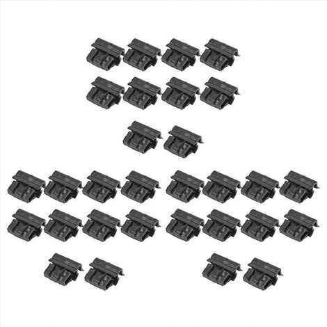 30 pièces de boucle en plastique pour coffre avant de voiture, clip de boucle de capot avant 1472872-00-C (1/5)