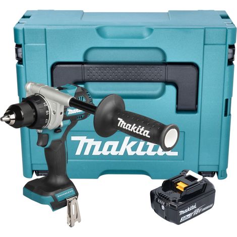 Taladro atornillador a batería Makita DDF 492 F1J 18 V 141 Nm sin escobillas + 1 batería 3,0 Ah + Makpac - sin cargador