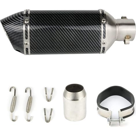 Système D'échappement Moto Universelle 38-51mm avec amovible DB Killer, Silencieux Moto pour Sport motos, VTT et Scooters (1/5)