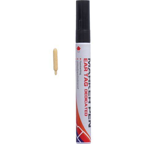 Marqueur étanche pour oreilles de bétail - stylo indélébile pour porcs, moutons, vaches
