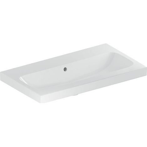 Geberit iCon Light lavabo avec saillie raccourcie, 75 cm x 42 cm,