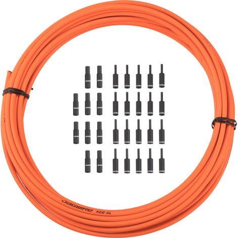 Gaine De Frein Vélo Lubrifiée 5mm 10m Avec Embouts - Glisse Durable - Jagwire