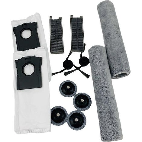 Pièces détachées pour balais Dreame Mova Z50 Ultra/Mova Z5/Mova Z50 Pro : brosse latérale, filtre, sac à poussière, balai à chenilles et petit balai circulaire (1/5)
