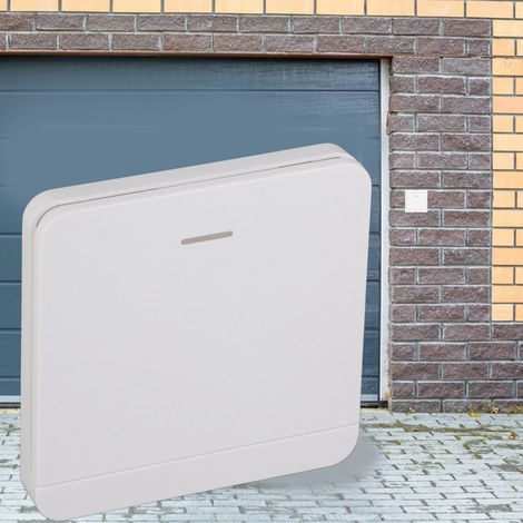 Drahtloser Fernbedienungsschalter Typ 86 für Garagentor/Laderaum, keine Verkabelung erforderlich, intelligente Lernfunktion, 12 V DC, kein Klebstoff erforderlich (Batterie enthalten). Öffnen mit einem (1/5)