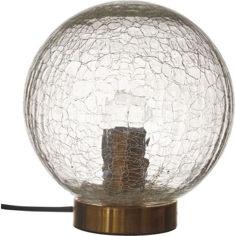 Lampe à Poser Boule "Lounge" 22cm Transparent (1/5)