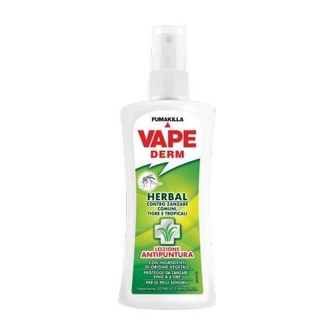 REPELLENTE INSETTI HERBAL VAPE DERM - SPRAY VAPO ML 100- 12 pezzi