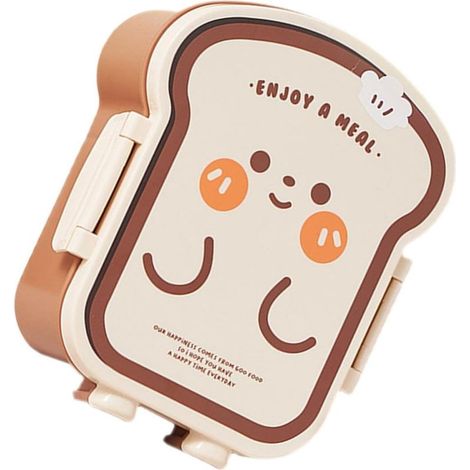 Boîte à bento LIFKOME en forme de pain adorable, avec plusieurs (1/5)
