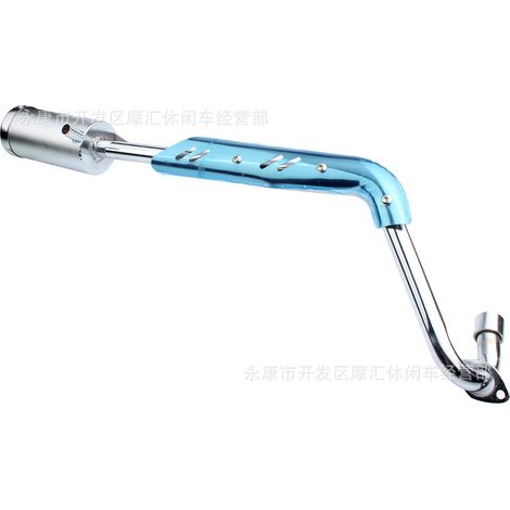 Pot d'échappement et silencieux électroplaqués pour motos tout-terrain Honda CRF50 XR 50/125cc. (1/5)