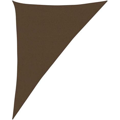 Maison Exclusive - Sonnensegel 160 g/m² Braun 4x5x6,8 m HDPE (1/5)