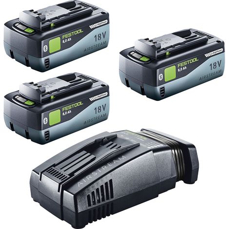 Festool 18V 3x8,0/SCA16 Kit énergie 3x batterie 18 V 8,0 Ah ( 3x 577323 ) + chargeur ( 576953 ) (1/5)